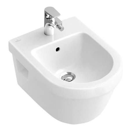 V&B Wand-Bidet Architectura 37x53cm, 1 Hahnloch, Überlauf, weiß
