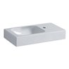 Geberit Handwaschbecken iCon 53x31cm, Abl re, m Hahnl., o. ÜL, we.