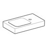 Geberit Handwaschbecken iCon 53x31cm, Abl re, m Hahnl., o. ÜL, we.