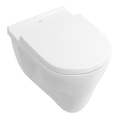 V&B Wand-Flachspül-WC O.NOVO 36x56cm, Abgang waagerecht, weiß