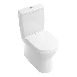 V&B Stand-WC, Tiefspüler O.NOVO 36x64cm, f Kombi, Abg. waag., we C-plus