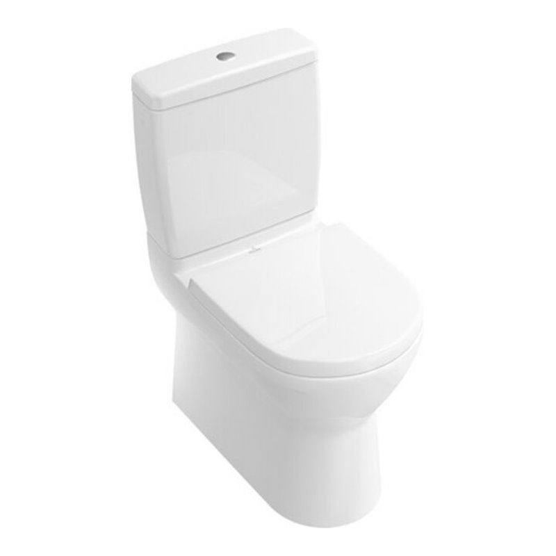 V&B Stand-WC, Tiefspüler O.NOVO 36x64cm, f Kombi, Abg. waag., we C-plus