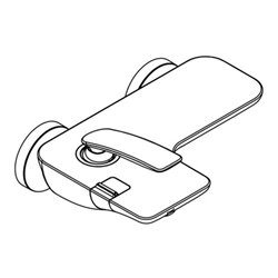 Kludi Wannenfüll- und Brause-Einhandmischer BALANCE DN 15 chrom