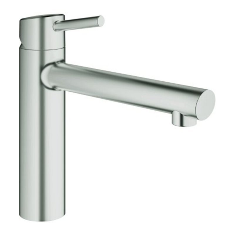 Grohe Spültisch-Einhebelmischer Concetto supersteel, mittelhoher Auslauf