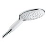 hansgrohe Handbrause Raindance Select S 150 Brausekopf d 150mm, 3jet, weiß/chrom