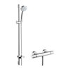 hansgrohe Brausekombi ECOSTAT COMFORT CROMA 100 Brausestange Unica´C 900 mm chrom