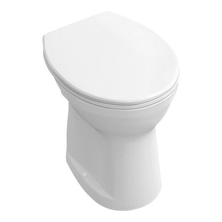 V&B Stand-WC O.NOVO tief, 355 x 465 mm Abgang waagerecht weiß