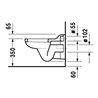 Duravit Wand-WC BAMBI DURAPLUS tief, 320 x 525 mm weiß