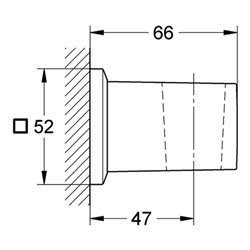 Grohe Handbrausehalter ALLURE BRILLIANT Metall chrom