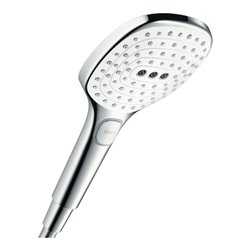 hansgrohe Handbrause Raindance Select E 120 Brausekopf 120mm, 3jet, weiß chrom