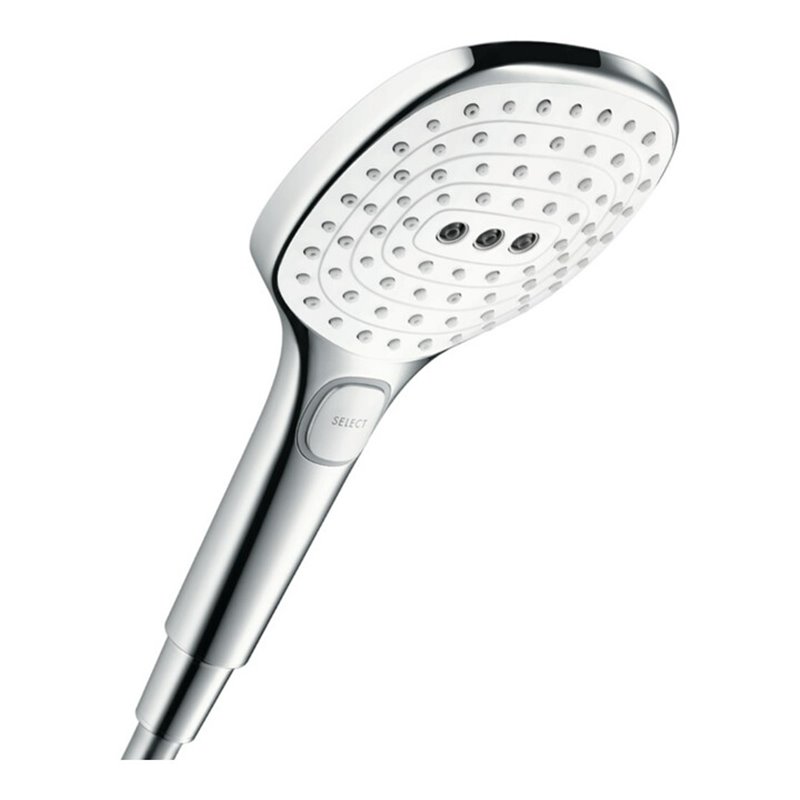 hansgrohe Handbrause Raindance Select E 120 Brausekopf 120mm, 3jet, weiß chrom