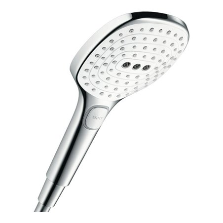 hansgrohe Handbrause Raindance Select E 120 Brausekopf 120mm, 3jet, weiß chrom