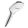 hansgrohe Handbrause Raindance Select E 120 Brausekopf 120mm, 3jet, weiß chrom