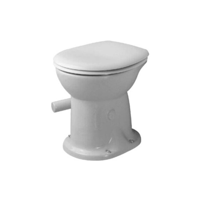 Duravit Trocken-Stand-WC Duraplus 36x46cm, für Klappenverschluss, weiß