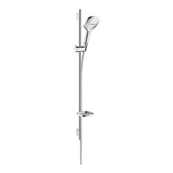 hansgrohe Brause-Set Raindance Select E 120 1008mm Brausestange, weiß/chrom, 3jet