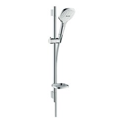 hansgrohe Brause-Set Raindance Select E 120 718mm Brausestange, weiß/chrom, 3jet