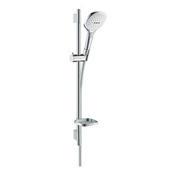 hansgrohe Brause-Set Raindance Select E 120 718mm Brausestange, weiß/chrom, 3jet