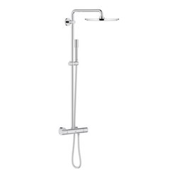 Grohe Duschsystem 310 RAINSHOWER mit Thermostatbatterie für die Wandmontage chrom
