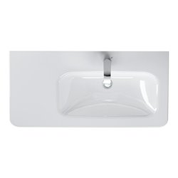 Duravit Möbelwaschtisch DuraStyle 80x48cm, asy, B re, we WG, m HL, ÜL, HLB