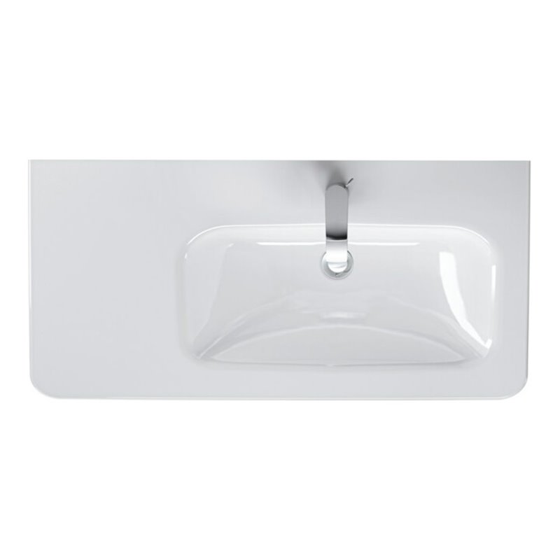 Duravit Möbelwaschtisch DuraStyle 80x48cm, asy, B re, we WG, m HL, ÜL, HLB