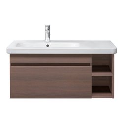 Duravit Möbelwaschtisch DuraStyle 80x48cm, asy, B re, we WG, m HL, ÜL, HLB