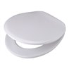 Pagette WC-Sitz V.I.P. weiß, mit Deckel, Edelstahl-Befestigung