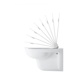 Duravit Wand-WC, Tiefspüler D-Code 35,5x54,5cm, 4,5 l, weiß