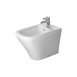 Duravit Stand-Bidet DuraStyle 37x57,5cm, m HL, ÜL, HLB, we WonderGliss