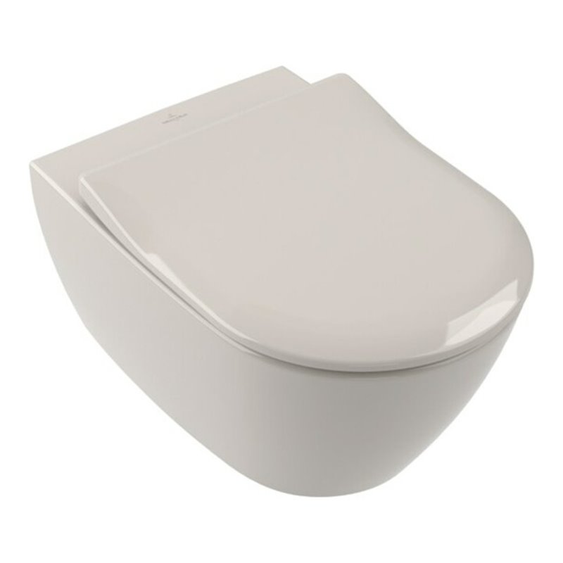 V&B Wand-WC, Tiefspüler Subway 2.0 37x56cm, D-Flush, randl., perg. C-plus