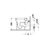 Duravit Stand-Flach-WC Duraplus Sudan 36x46,5cm, Abg wa., w, 6,0 l, barrieref.