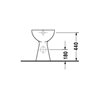 Duravit Stand-Flach-WC Duraplus Sudan 36x46,5cm, Abg wa., w, 6,0 l, barrieref.