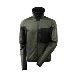 Mascot Fleecepullover mit Reißverschluss Microfleecejacke mossgrün/schwarz