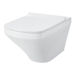 Duravit Wand-WC, Tiefspüler DuraStyle 37x54cm, 4,5 l, weiß WonderGliss