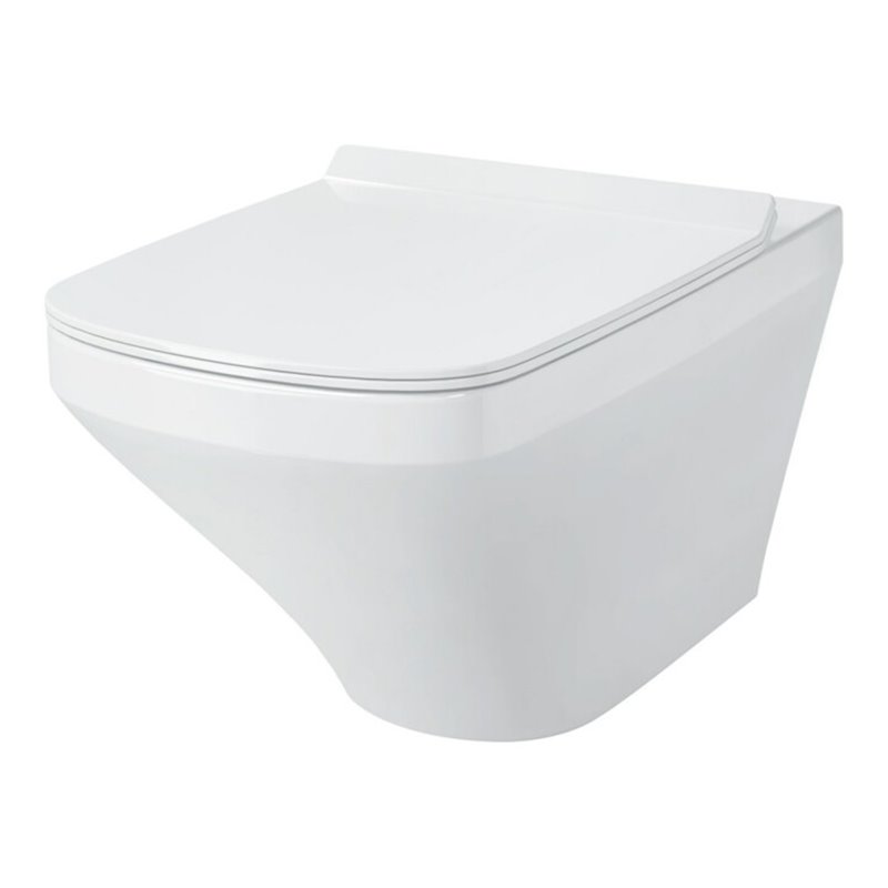 Duravit Wand-WC, Tiefspüler DuraStyle 37x54cm, 4,5 l, weiß WonderGliss