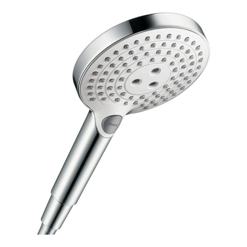 hansgrohe HB Raindance Sel. S 120 EcoSm. Kopf d 125mm, 3jet, 8,5 l/m., weiß chrom