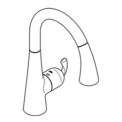 Grohe Einhand-Spültischbatterie ZEDRA DN 15, herausziehbare Spülbrause edelstahl