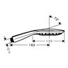 hansgrohe Handbrause SELECT E 150 3jet RAINDANCE DN 15, EcoSmart Version chrom