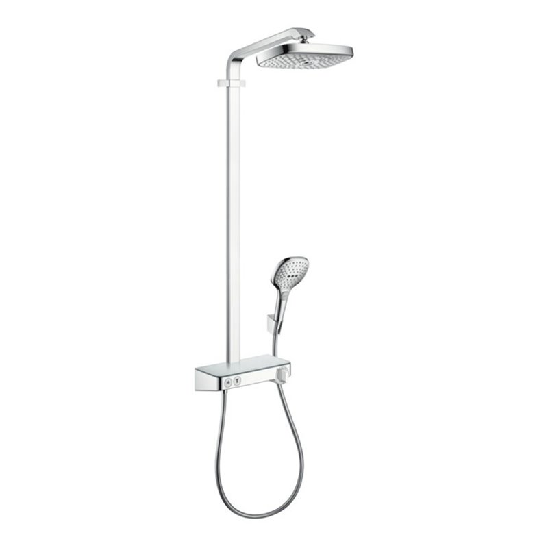 hansgrohe Showerpipe Raindance Select E mit Thermostat, 2jet, chrom