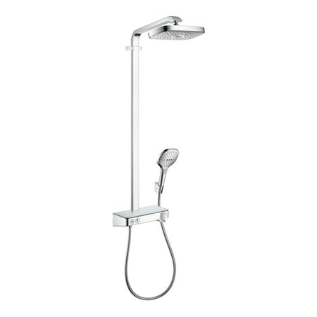 hansgrohe Showerpipe Raindance Select E mit Thermostat, 2jet, chrom