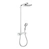 hansgrohe Showerpipe Raindance Select E mit Thermostat, 2jet, chrom