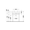 Duravit Möbelwaschtisch Vero 60x47cm, we, m HL, m ÜL, m Hahnlochbank