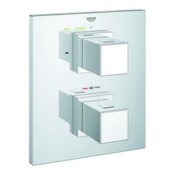 Grohe Thermostat GROHTHERM CUBE für Wanne oder Dusche mit mehr als einer Brause chrom