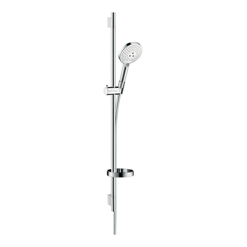 hansgrohe Brause-Set Raindance Select S 120 1008mm Brausestange, weiß/chrom, 3jet
