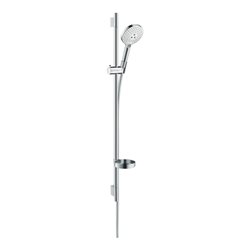 hansgrohe Brause-Set Raindance Select S 120 1008mm Brausestange, weiß/chrom, 3jet