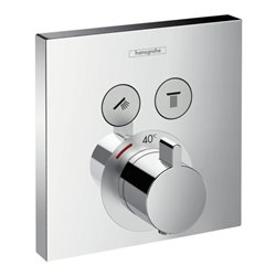 hansgrohe Fertigmontageset ShowerSelect UP-Thermostat, 2 Verbraucher, chrom