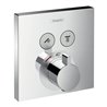 hansgrohe Fertigmontageset ShowerSelect UP-Thermostat, 2 Verbraucher, chrom