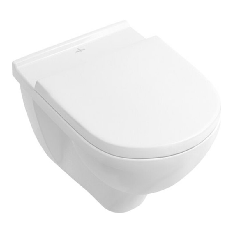 V&B Wand-WC-Combi-Pack O.NOVO weiß, DirectFlush, mit WC-Sitz 36x56cm