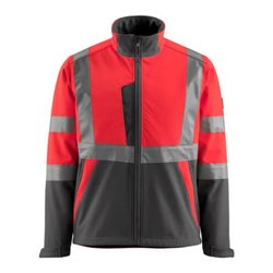 Mascot Softshelljacke Kiama rot/dunkelanthrazit