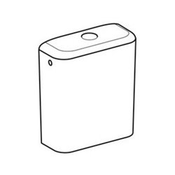 Geberit Keramik-Spülkasten iCon Wasseranschl. seitl., 2-Mg-Spül., weiß