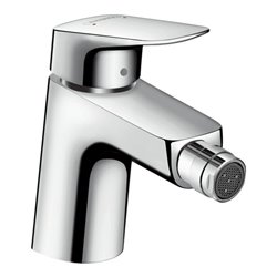 hansgrohe Bidet-Einhebelmischer 70 Logis mit Zugstangen-Ablaufgarnitur, chrom